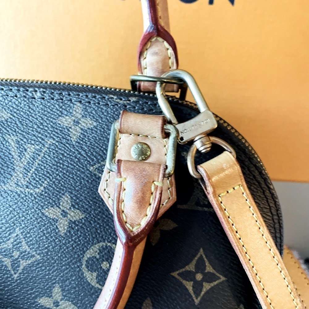 Louis Vuitton Alma Bb brown monogram top handle bag - Picture 7 of 16